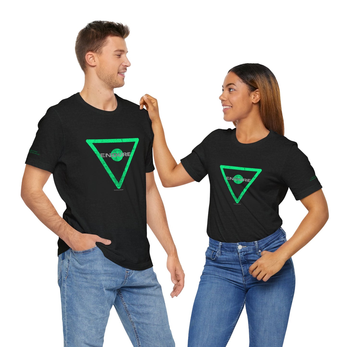 Endure Adventure Vibe Unisex Jersey Short Sleeve Tee - Stylish Grunge Graphic Tee for Outdoor Enthusiasts