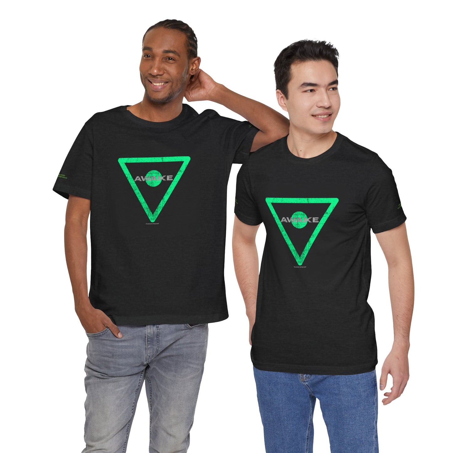 Awake Unisex Jersey Short Sleeve Tee - Grunge Stylish and Comfortable Graphic Tee