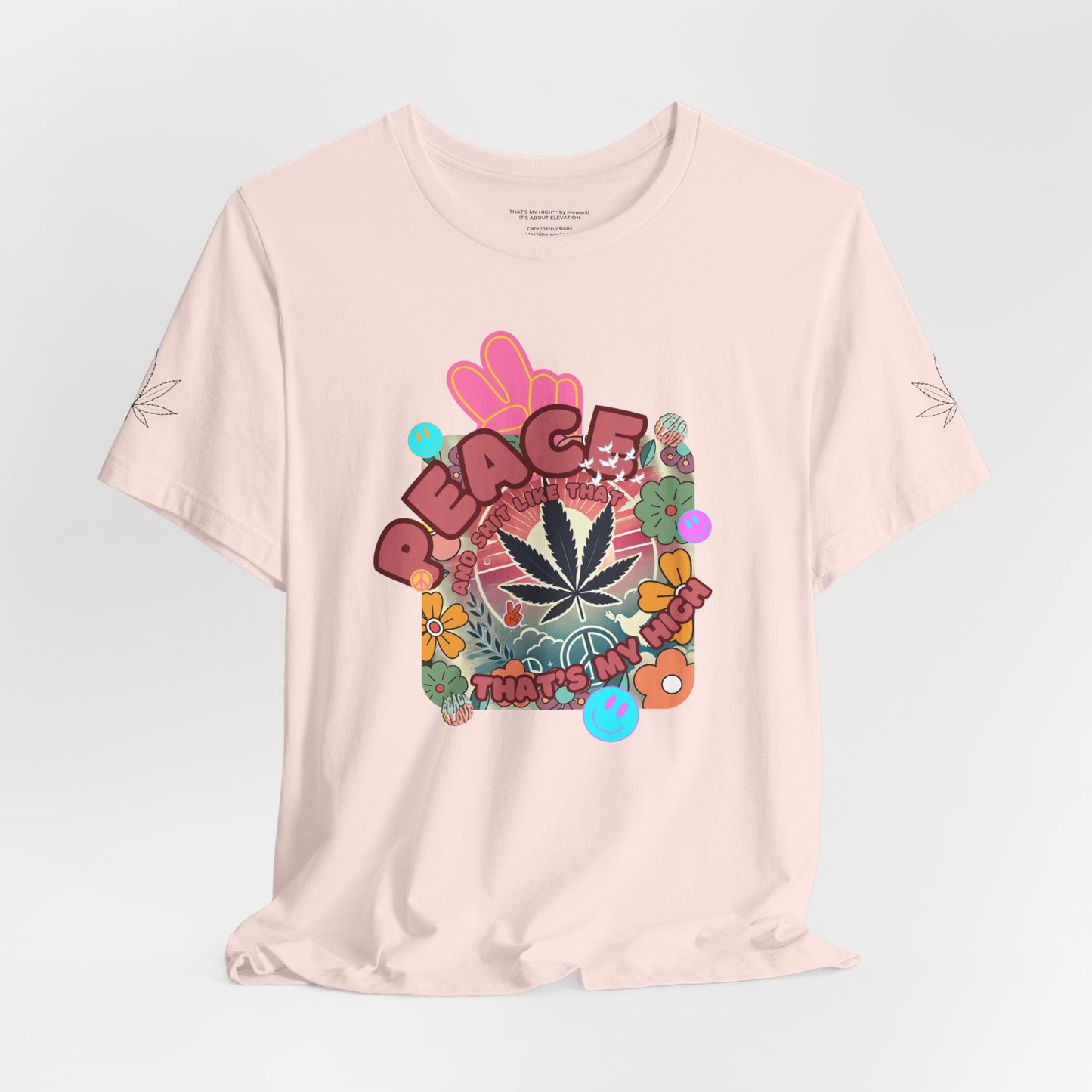 Peaceful Vibes Cannabis Tee