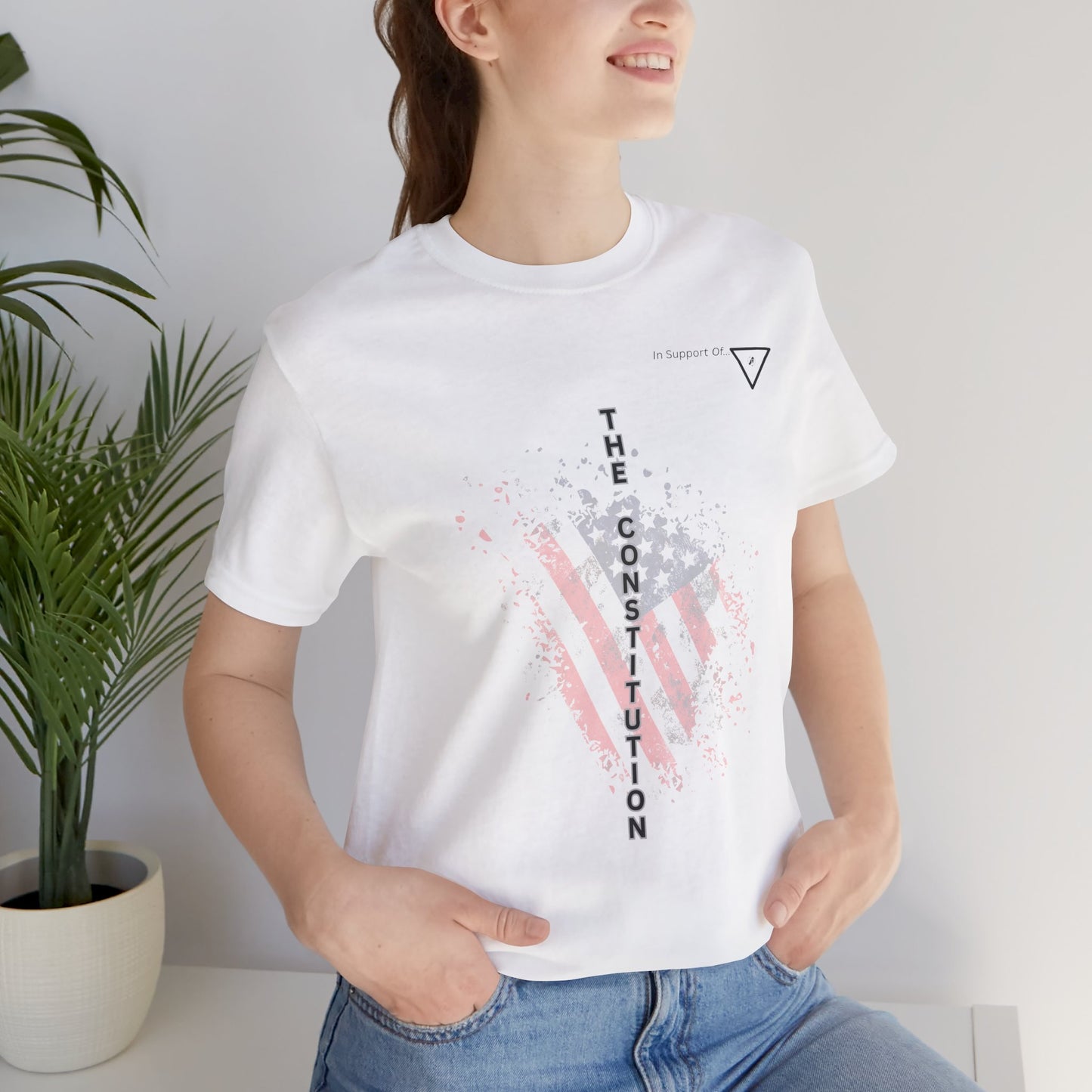 Unisex Jersey Tee - Support the Constitution Graphic T-Shirt