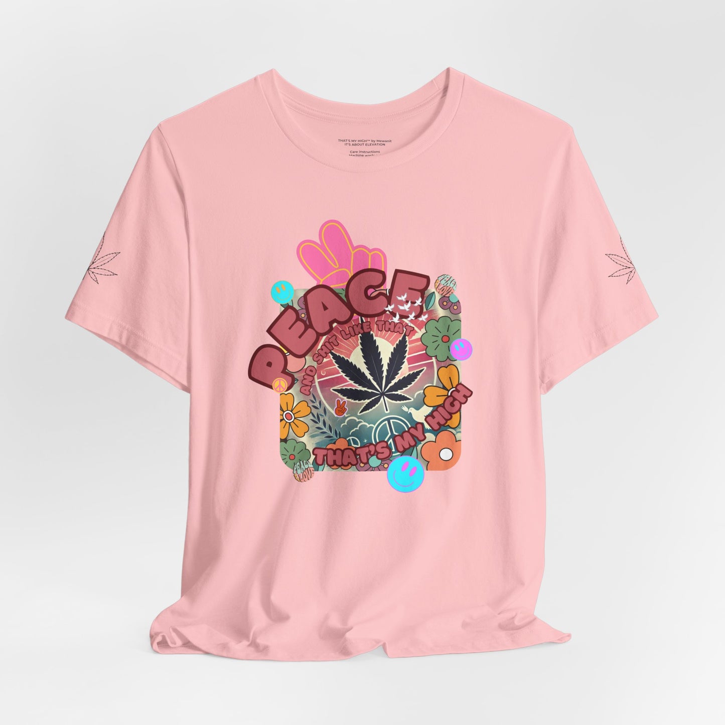 Peaceful Vibes Cannabis Tee