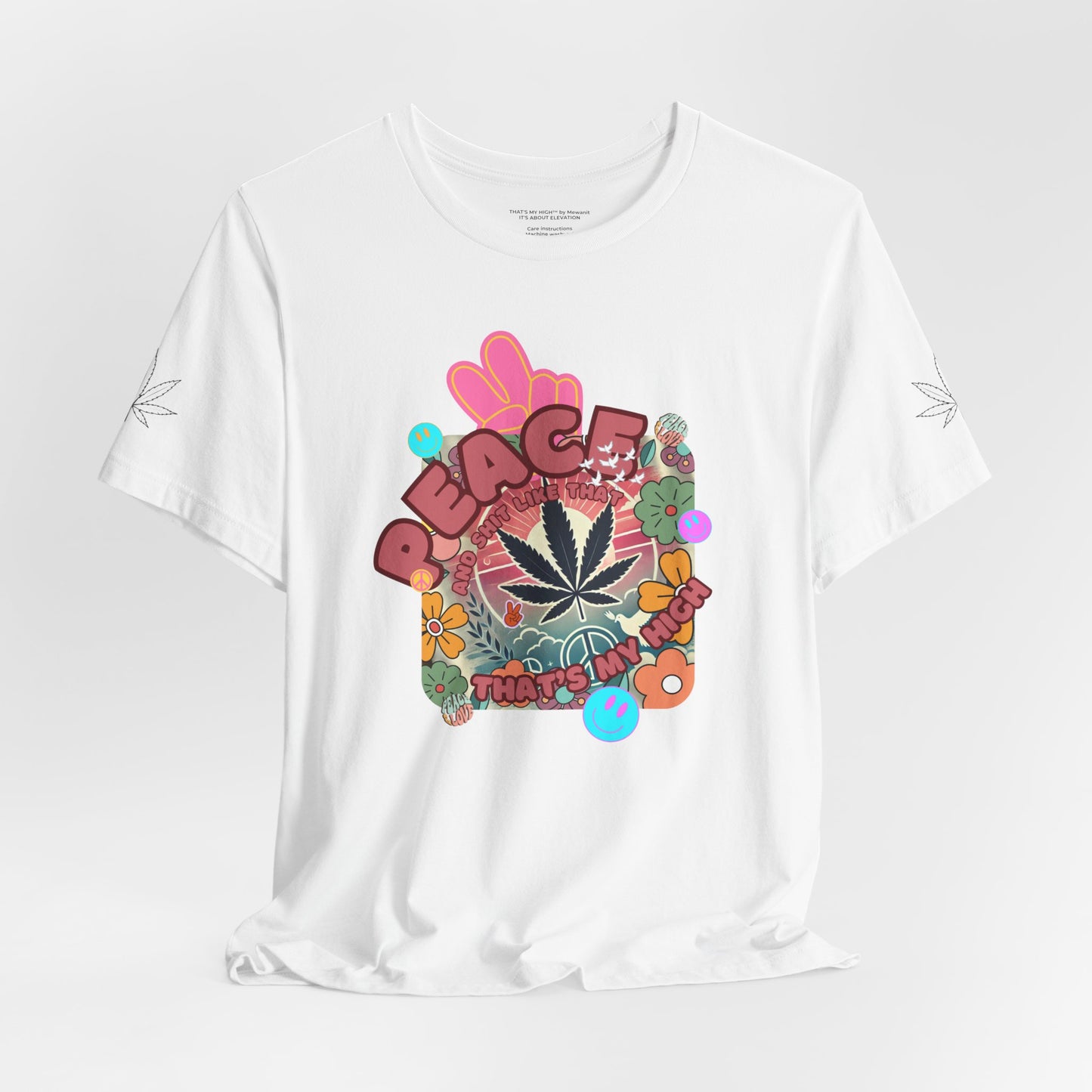 Peaceful Vibes Cannabis Tee