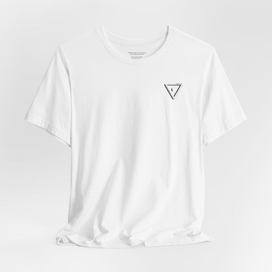 Third Point - Minimalist Triangle Unisex Tee - Casual Everyday Wear