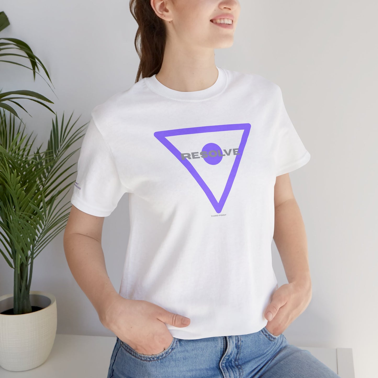 Unisex Graphic Tee - "RESOLVE" Vibe Shirt for Casual Wear