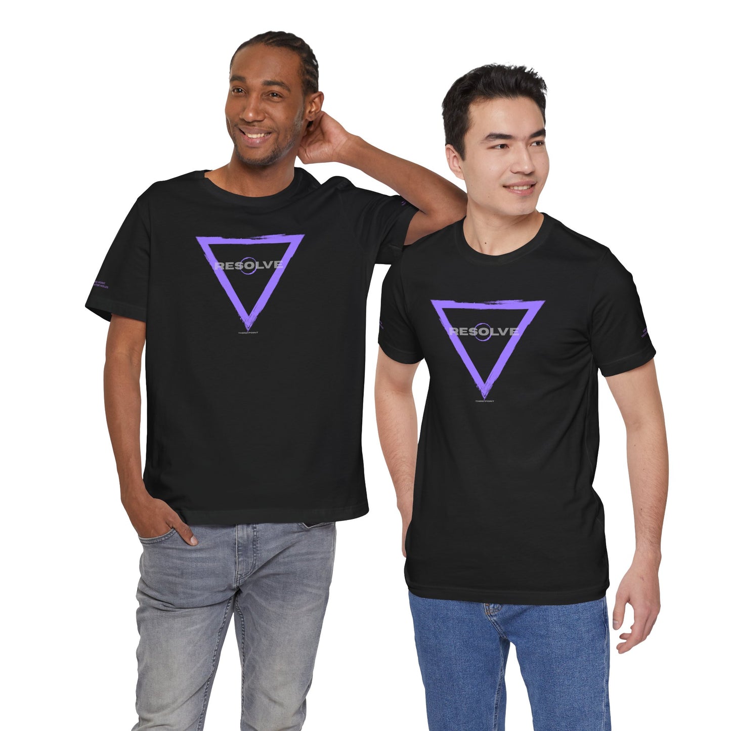 Minimalist Graphic T-Shirt - "RESOLVE" Design for Trendy Style