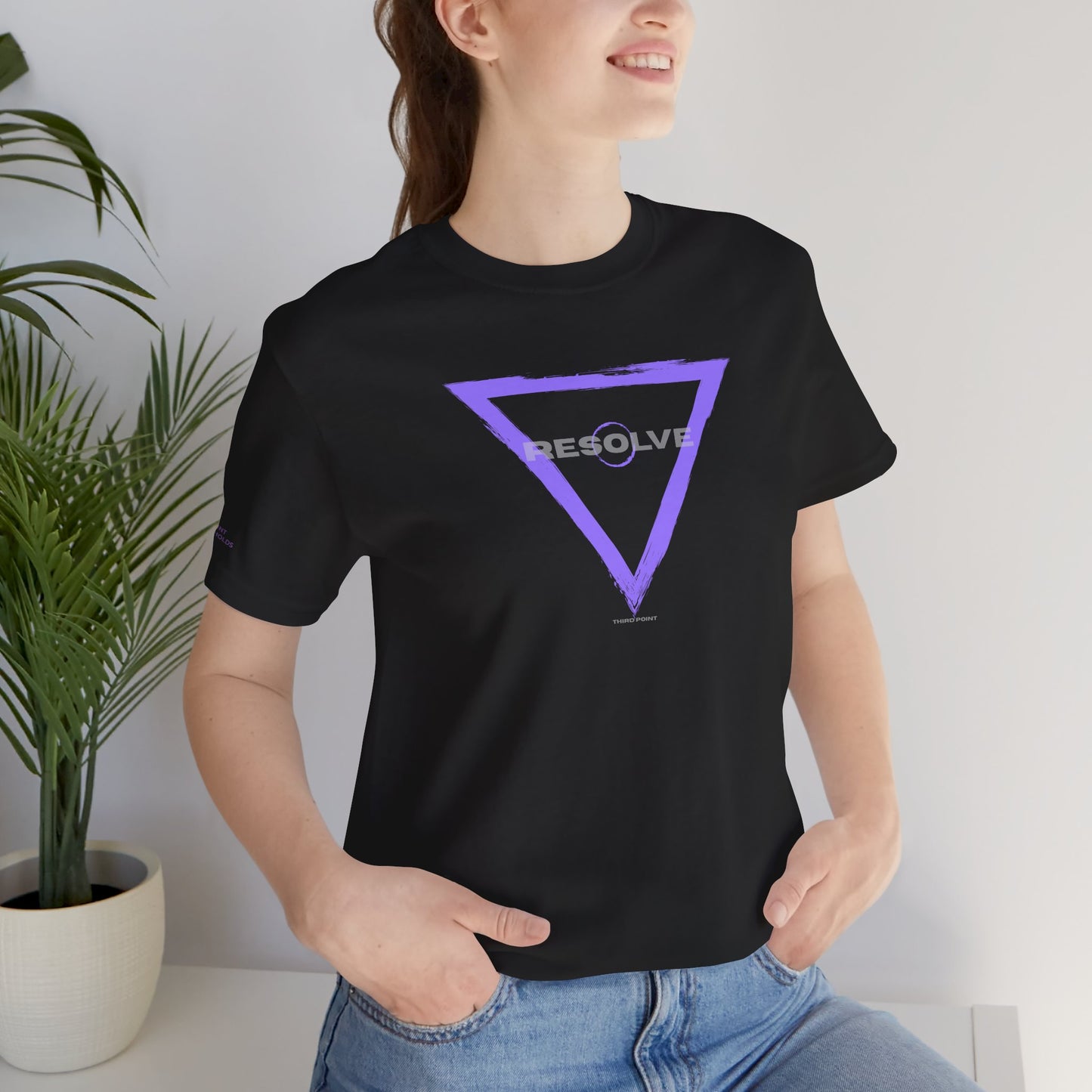 Minimalist Graphic T-Shirt - "RESOLVE" Design for Trendy Style