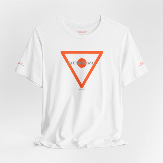 Unisex Short Sleeve Tee - 'RESOLVE' Graphic T-Shirt for Motivation and Positivity