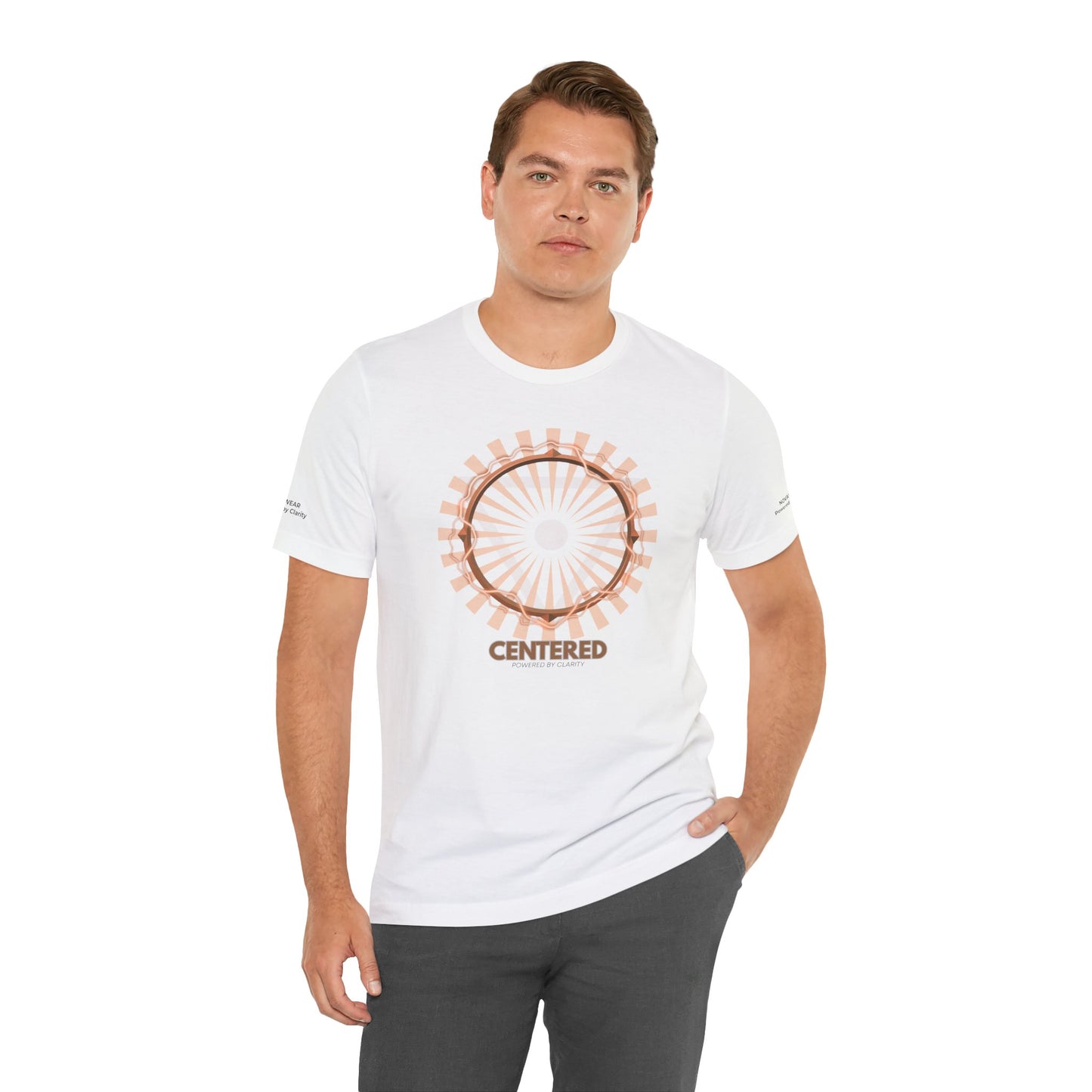 Centered Unisex Jersey Short Sleeve Tee - Comfortable & Inspirational T-Shirt
