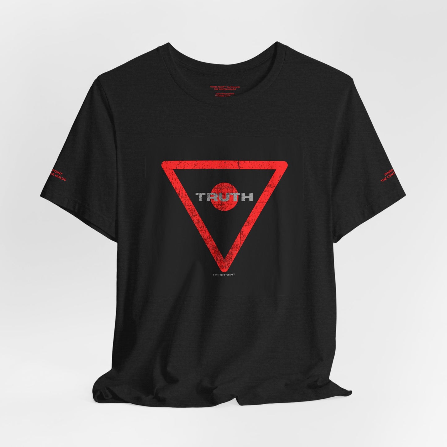 Unisex Jersey Tee - Grunge Bold 'TRUTH' Statement Shirt
