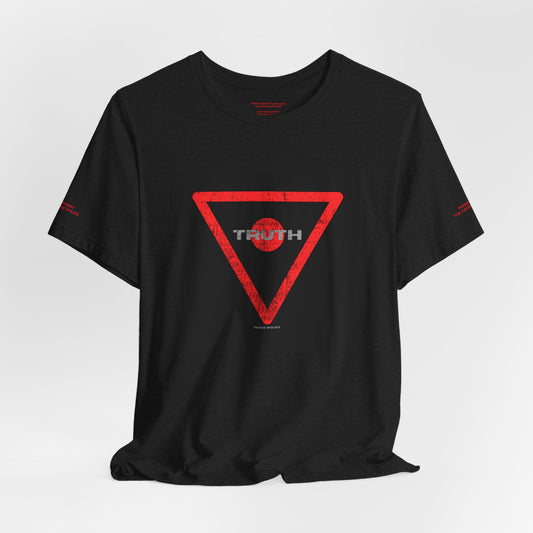 Unisex Jersey Tee - Grunge Bold 'TRUTH' Statement Shirt