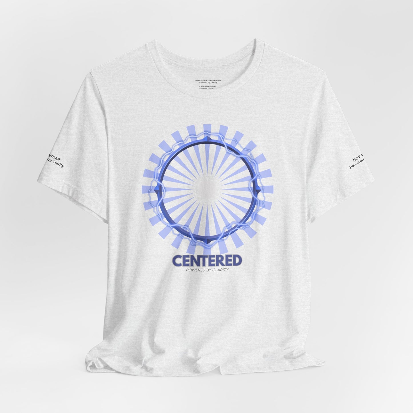 Centered Unisex Jersey Short Sleeve Tee - Casual Comfort for Everyday Wear