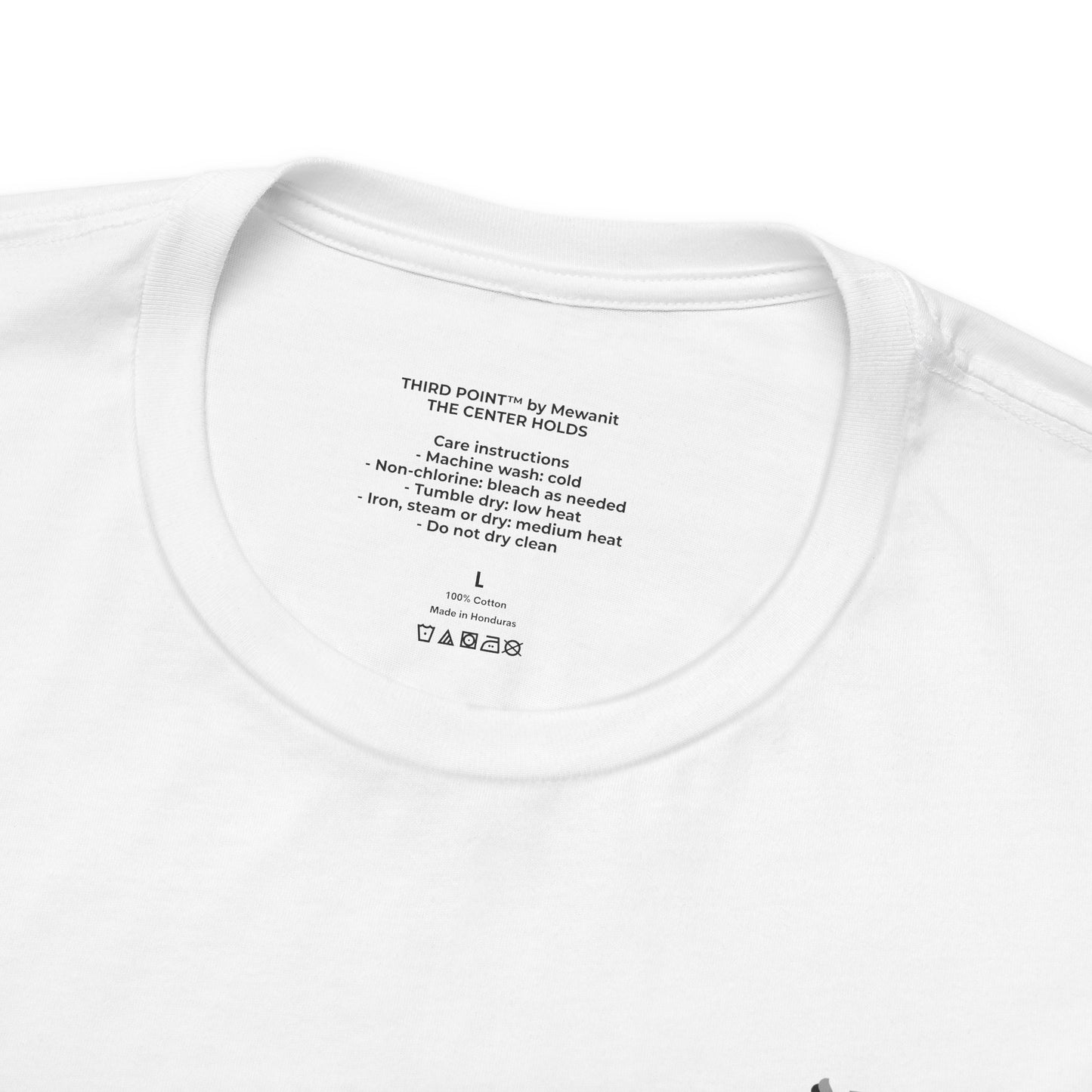 Third Point - Minimalist Triangle Unisex Tee - Casual Everyday Wear
