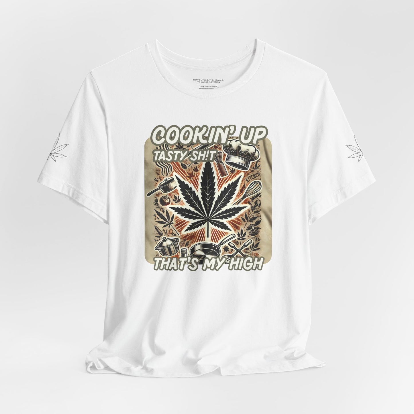 Cookin' Up Unisex Cannabis Tee - Fun & Stylish Short Sleeve T-Shirt