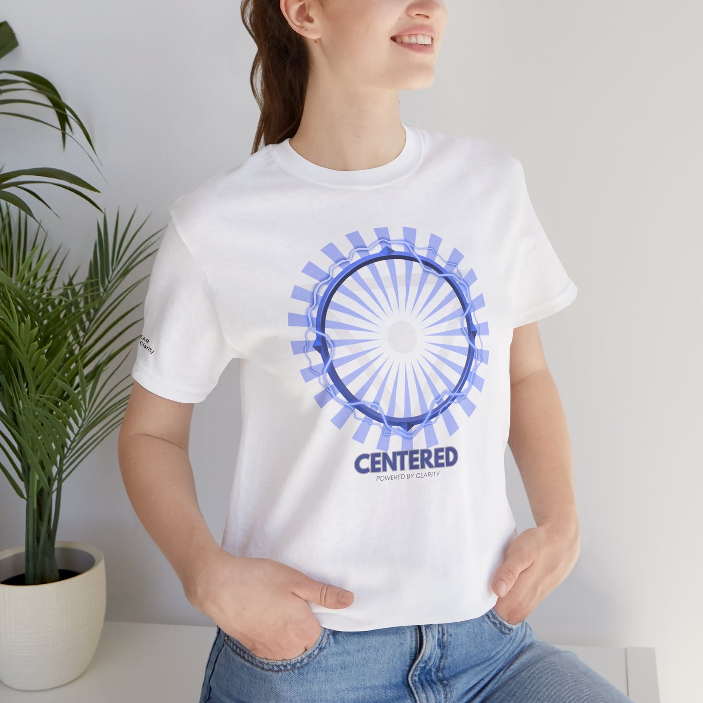 Centered Unisex Jersey Short Sleeve Tee - Casual Comfort for Everyday Wear