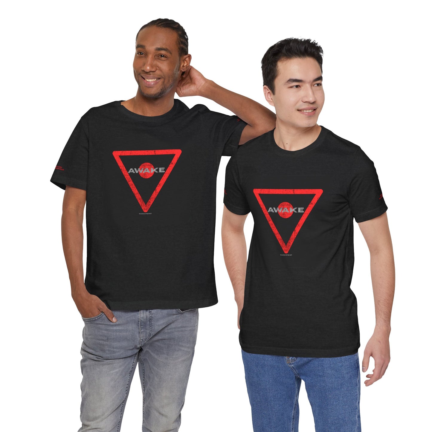 Awake Unisex Jersey Short Sleeve Tee – Grunge Trendy Graphic Tee for Everyday Style