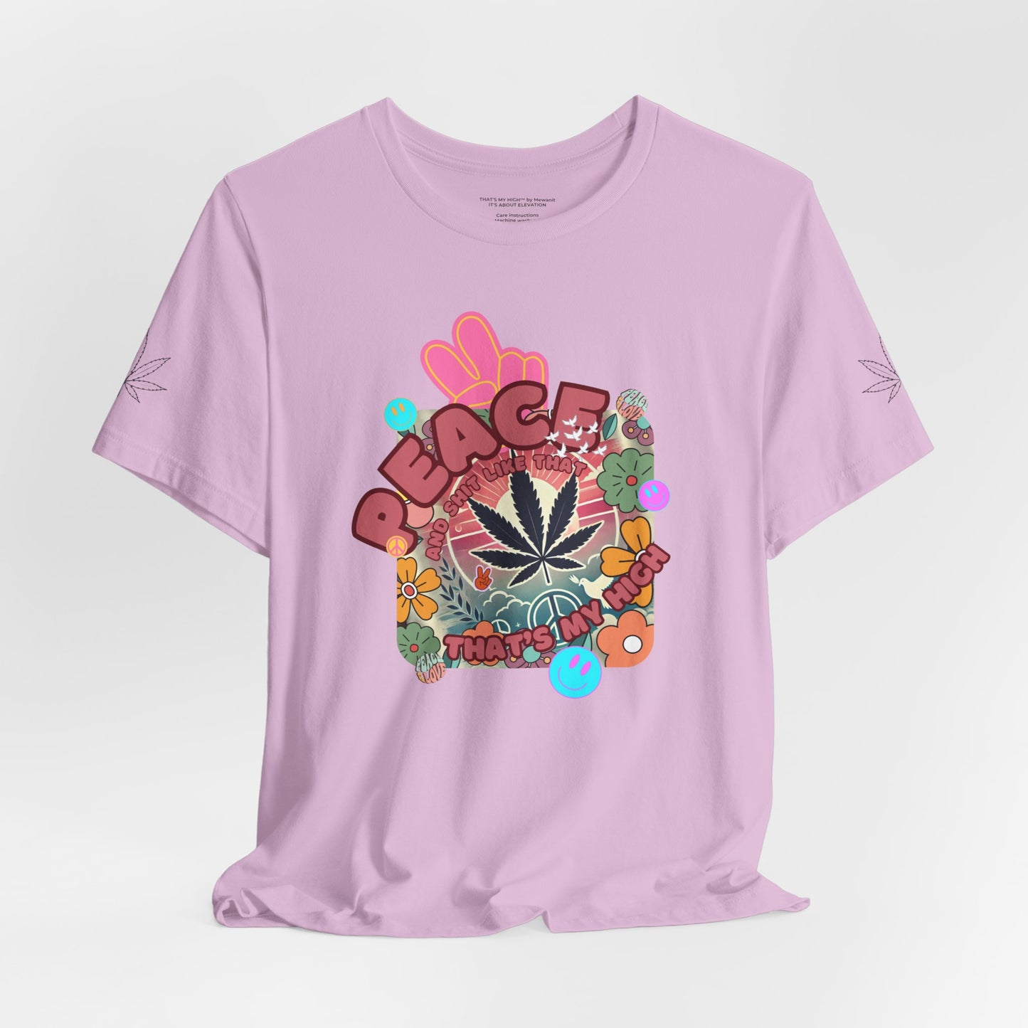Peaceful Vibes Cannabis Tee