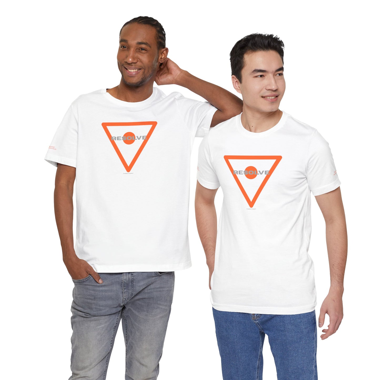 Unisex Short Sleeve Tee - 'RESOLVE' Graphic T-Shirt for Motivation and Positivity