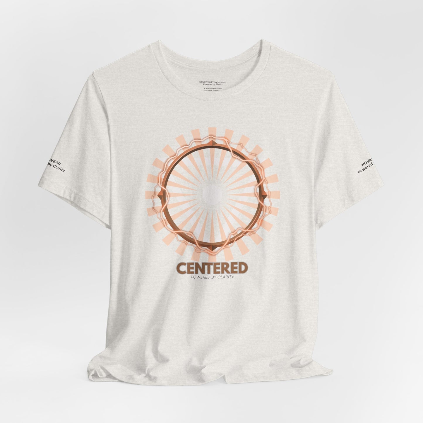 Centered Unisex Jersey Short Sleeve Tee - Comfortable & Inspirational T-Shirt