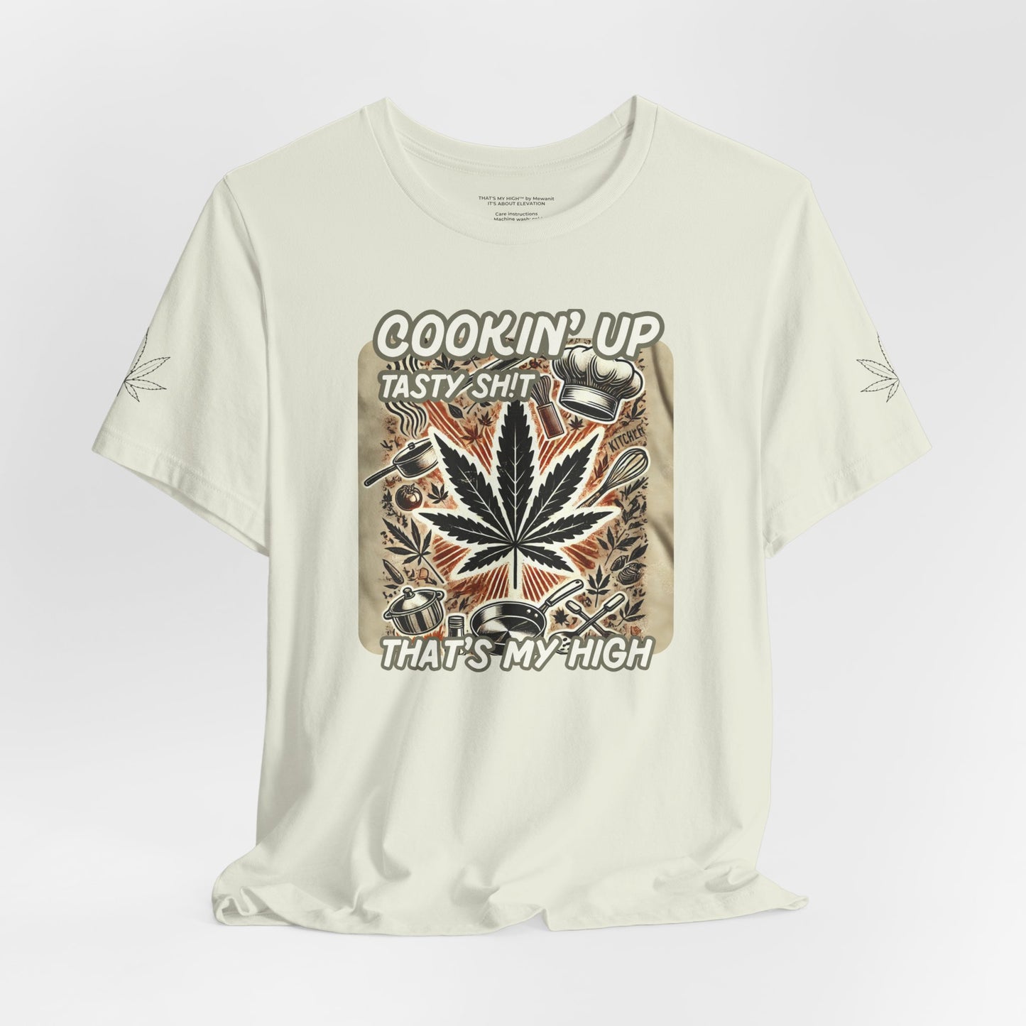 Cookin' Up Unisex Cannabis Tee - Fun & Stylish Short Sleeve T-Shirt
