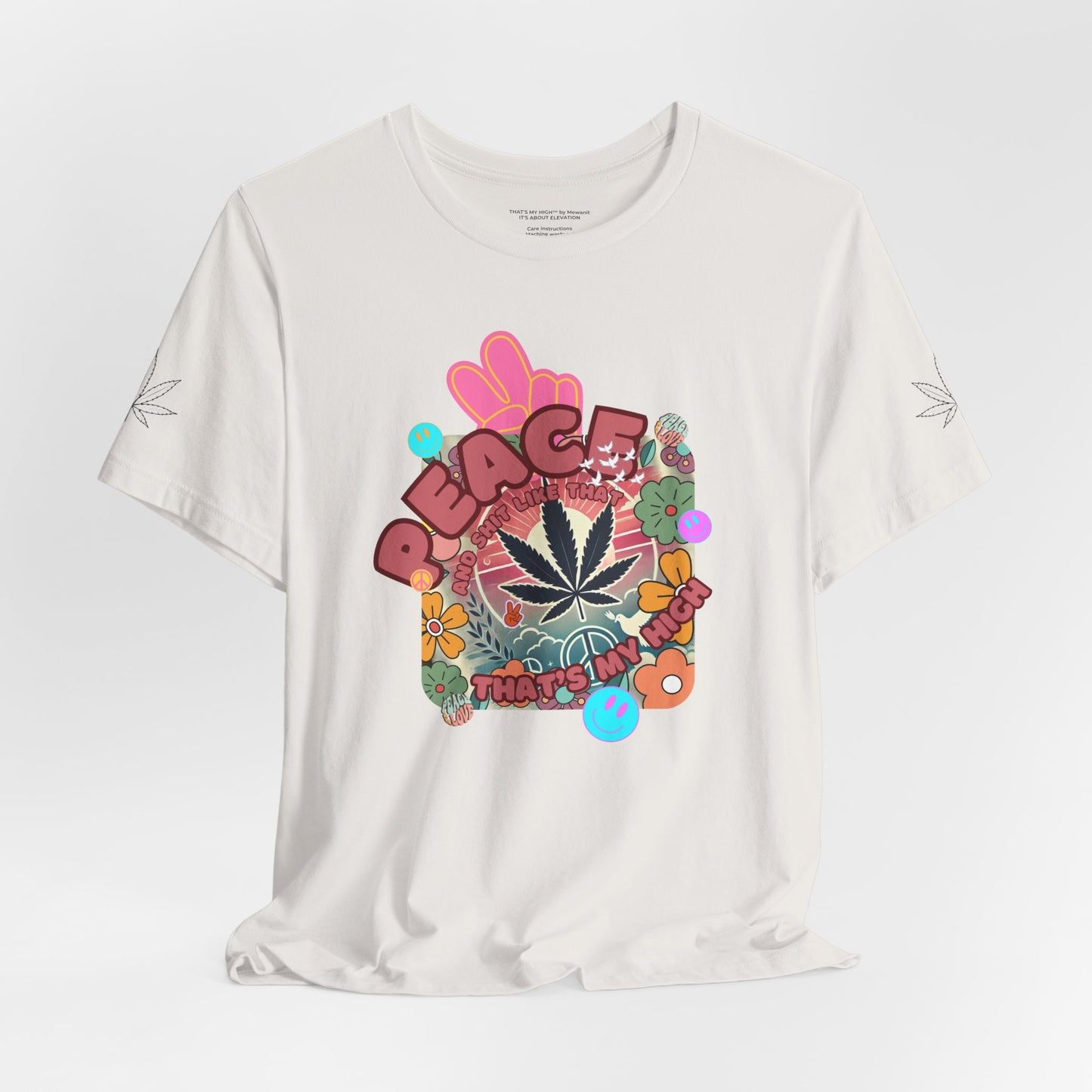 Peaceful Vibes Cannabis Tee