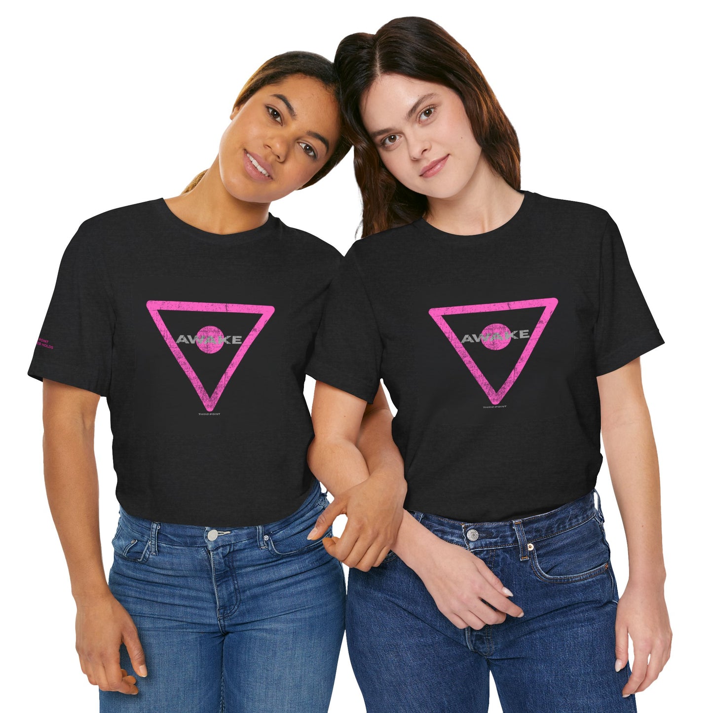 Awake Graphic Unisex Jersey Tee - Grunge Casual Streetwear T-Shirt