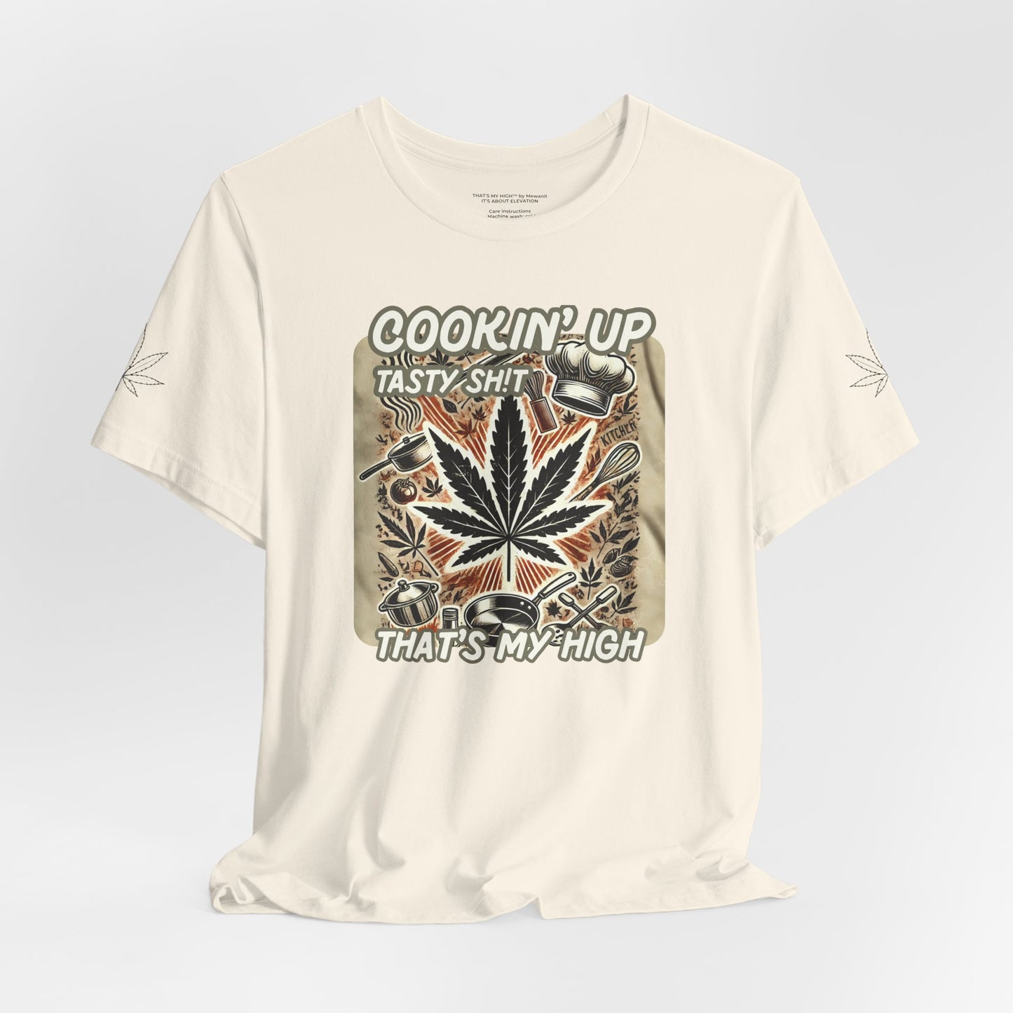 Cookin' Up Unisex Cannabis Tee - Fun & Stylish Short Sleeve T-Shirt