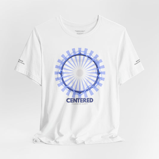 Centered Unisex Jersey Short Sleeve Tee - Casual Comfort for Everyday Wear