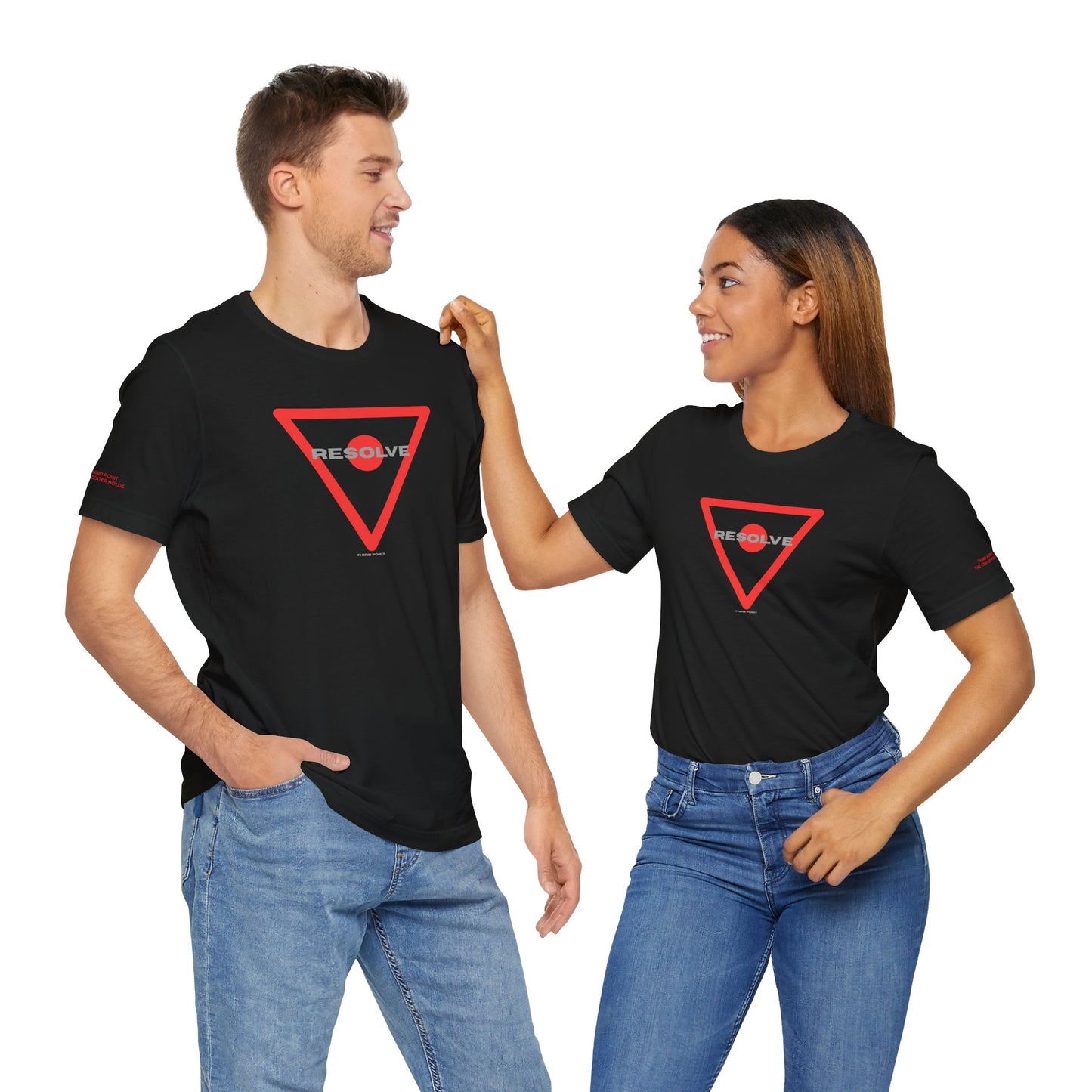 Unisex Jersey Tee - "RESOLVE" Graphic Design for Motivation & Style