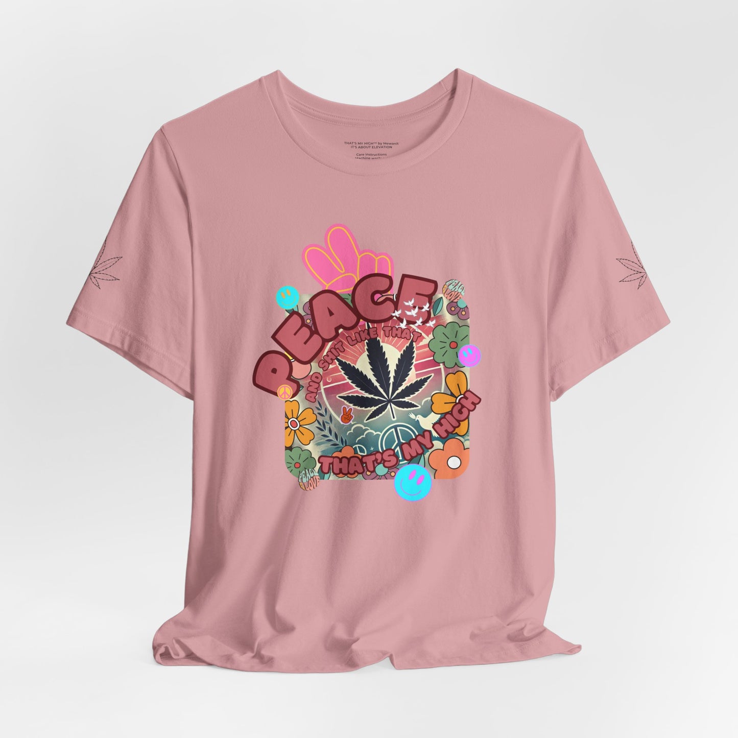 Peaceful Vibes Cannabis Tee