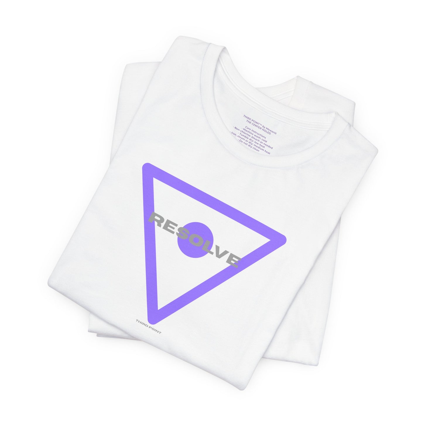 Unisex Graphic Tee - "RESOLVE" Vibe Shirt for Casual Wear