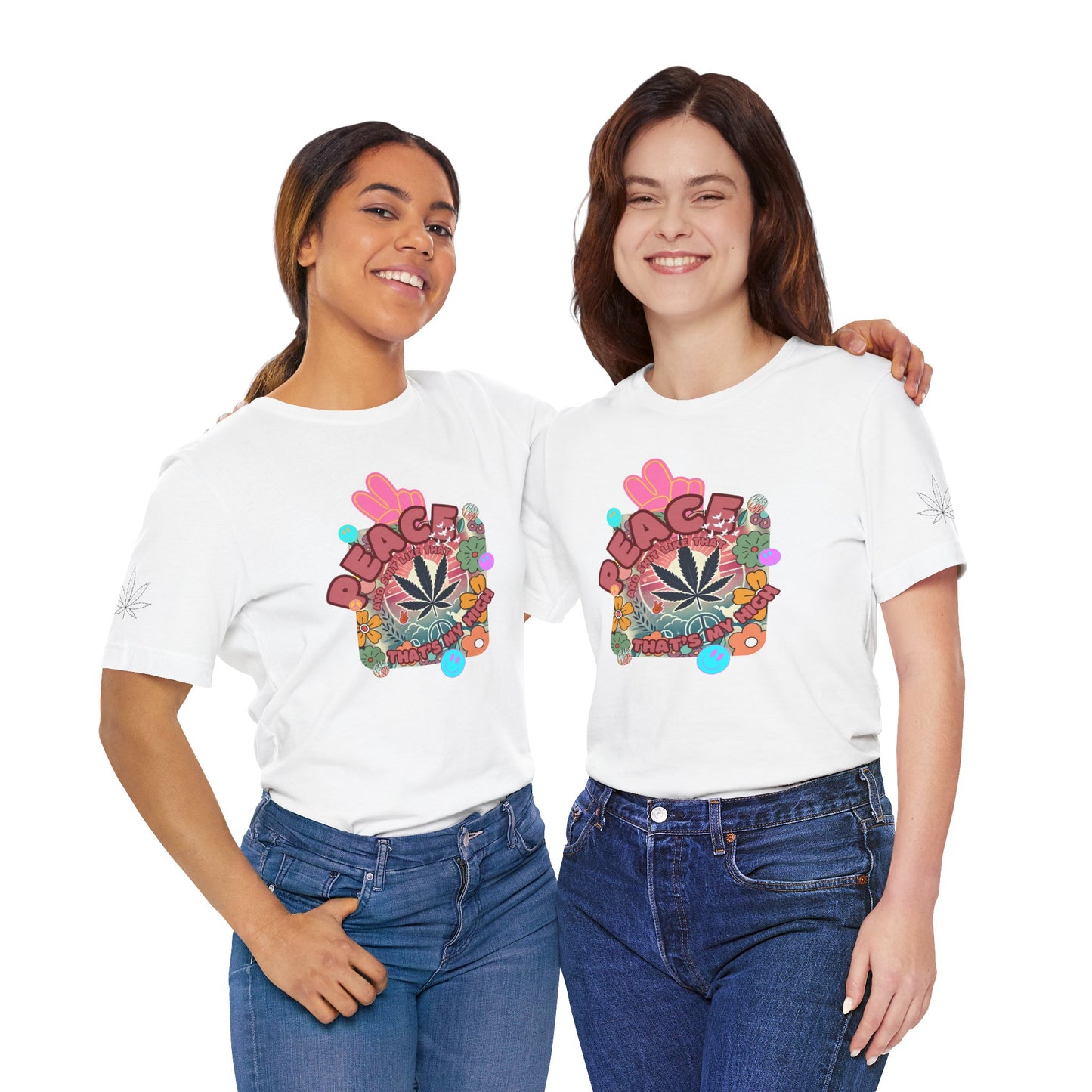 Peaceful Vibes Cannabis Tee