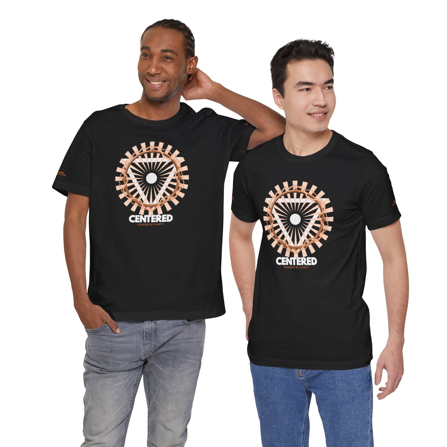 Centered Graphic Unisex Tee - Embrace Mindfulness