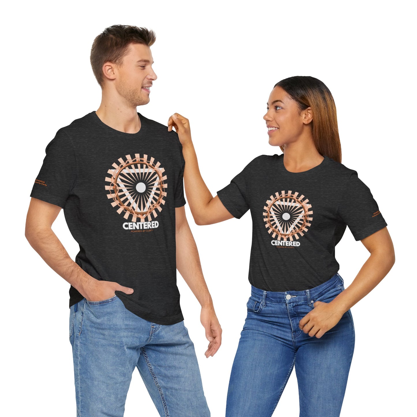 Centered Graphic Unisex Tee - Embrace Mindfulness
