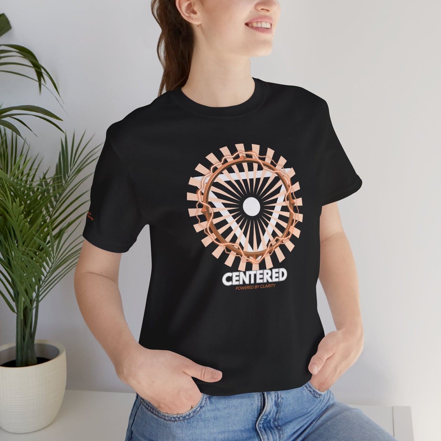 Centered Graphic Unisex Tee - Embrace Mindfulness