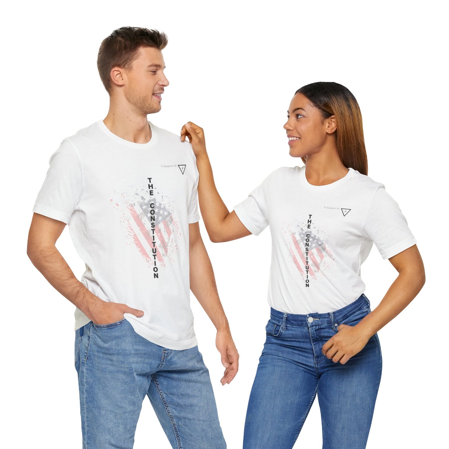 Unisex Jersey Tee - Support the Constitution Graphic T-Shirt
