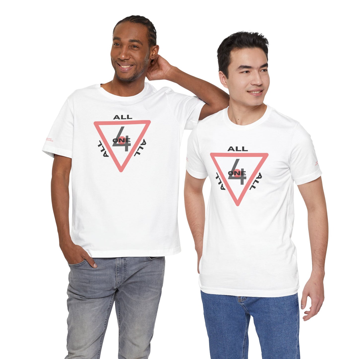 Unisex Jersey Tee - ‘All for One’ Graphic