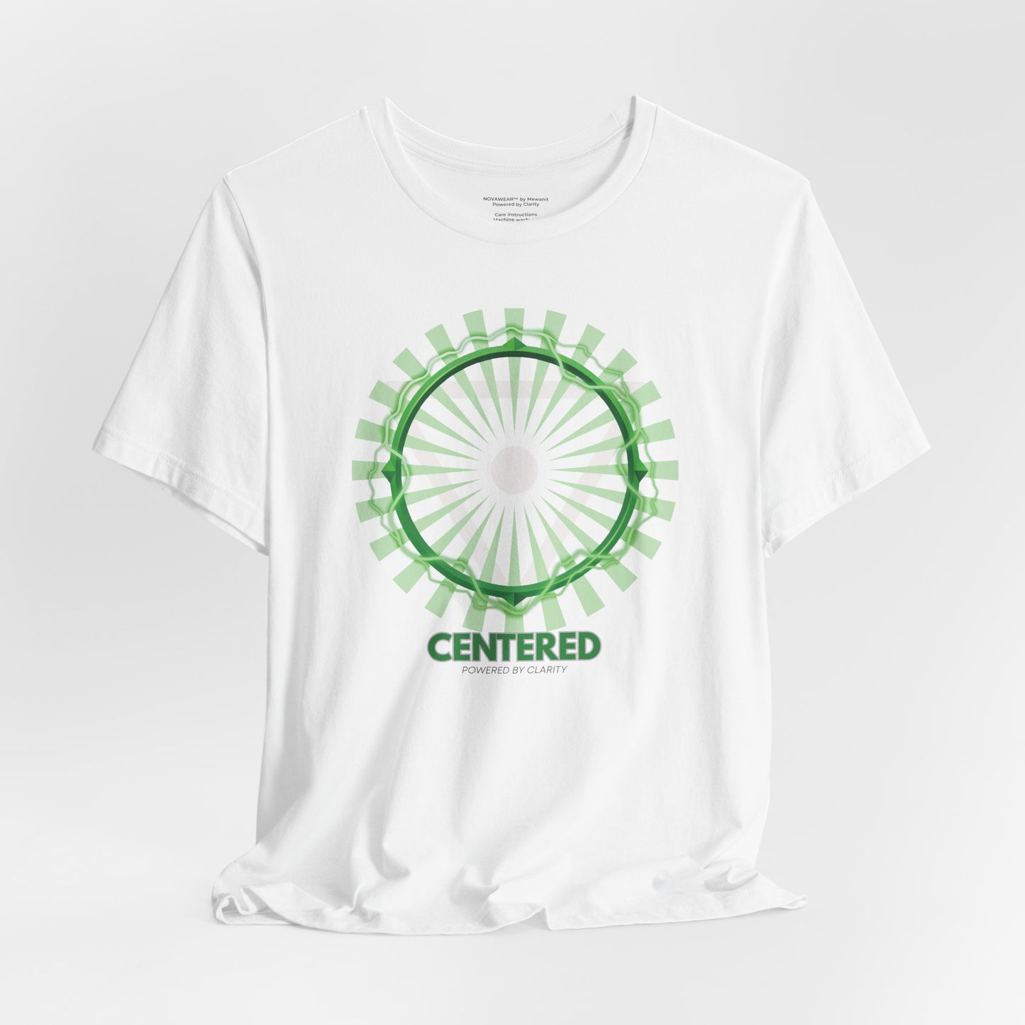 Centered Unisex Jersey Short Sleeve Tee - Mindfulness Inspired Design