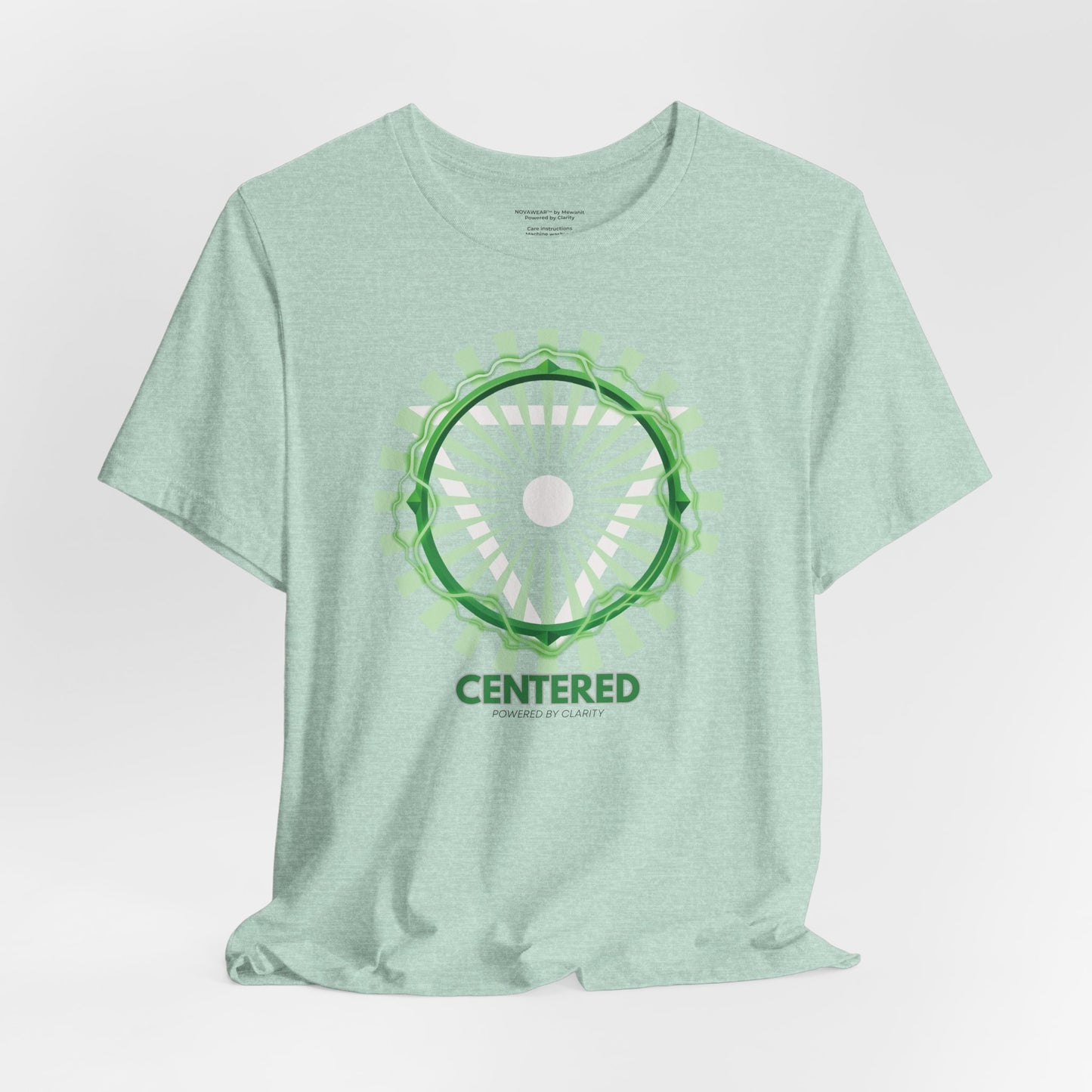 Centered Unisex Jersey Short Sleeve Tee - Mindfulness Inspired Design