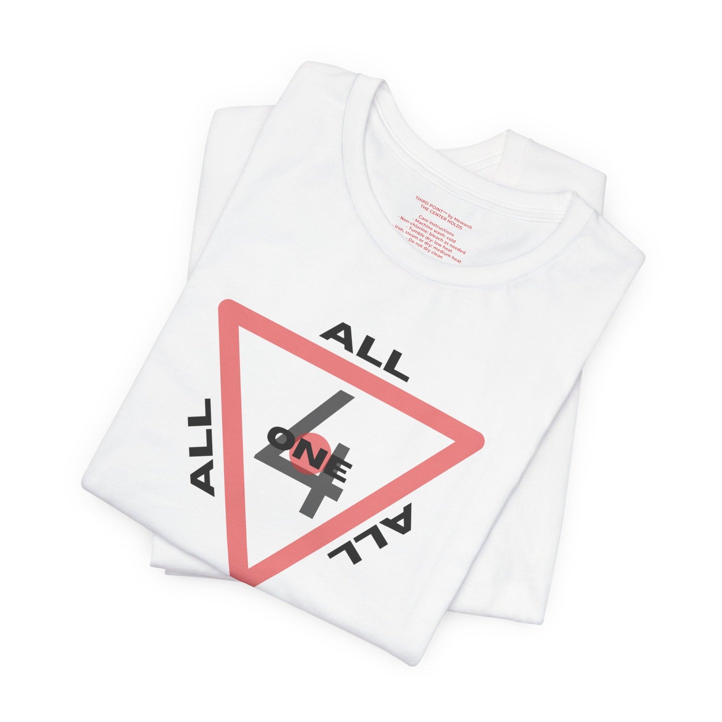 Unisex Jersey Tee - ‘All for One’ Graphic