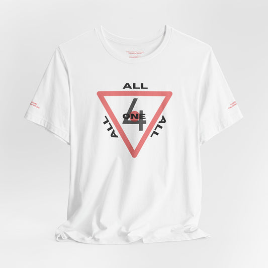 Unisex Jersey Tee - ‘All for One’ Graphic