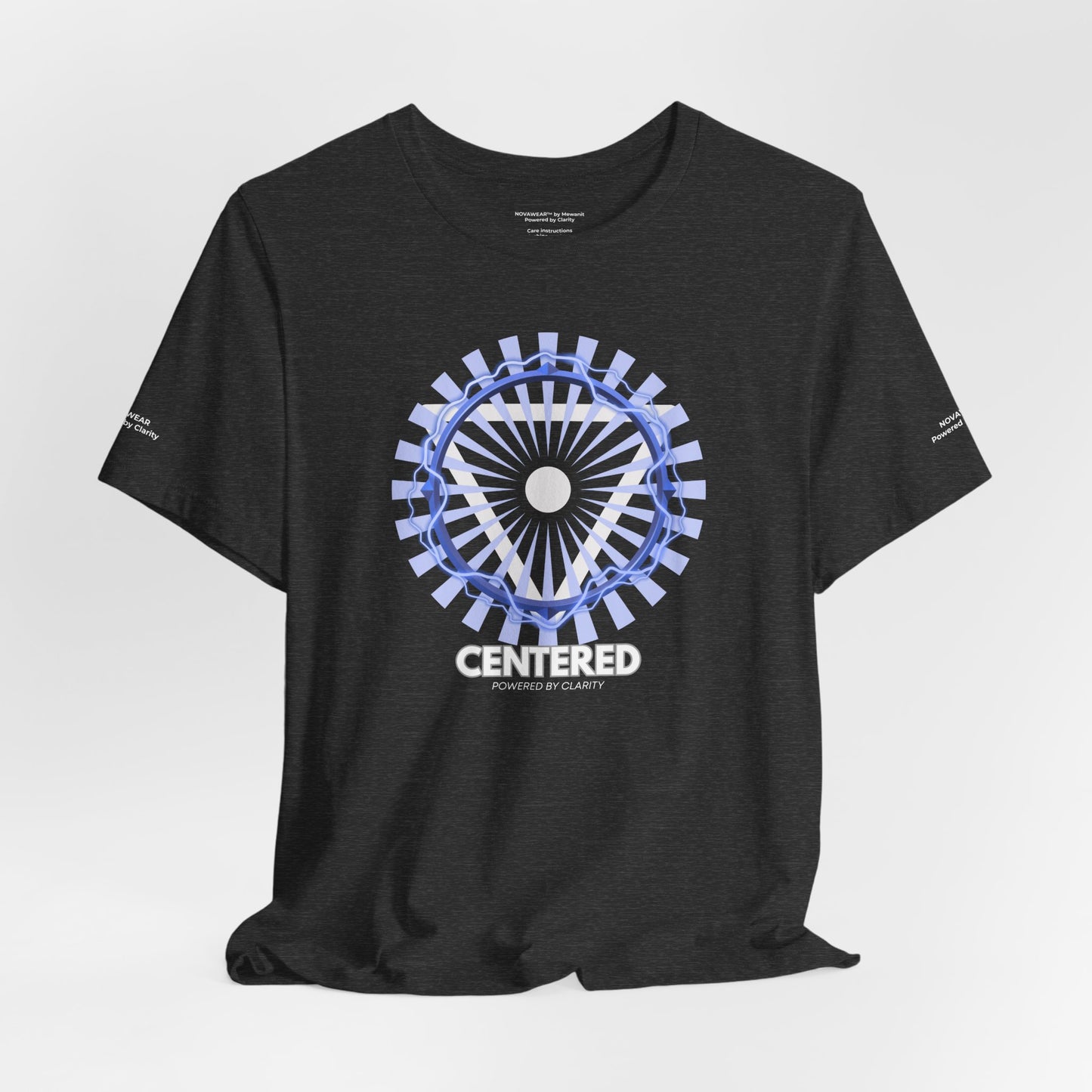 Centered Peace Unisex Jersey Tee - Calming Graphic Shirt
