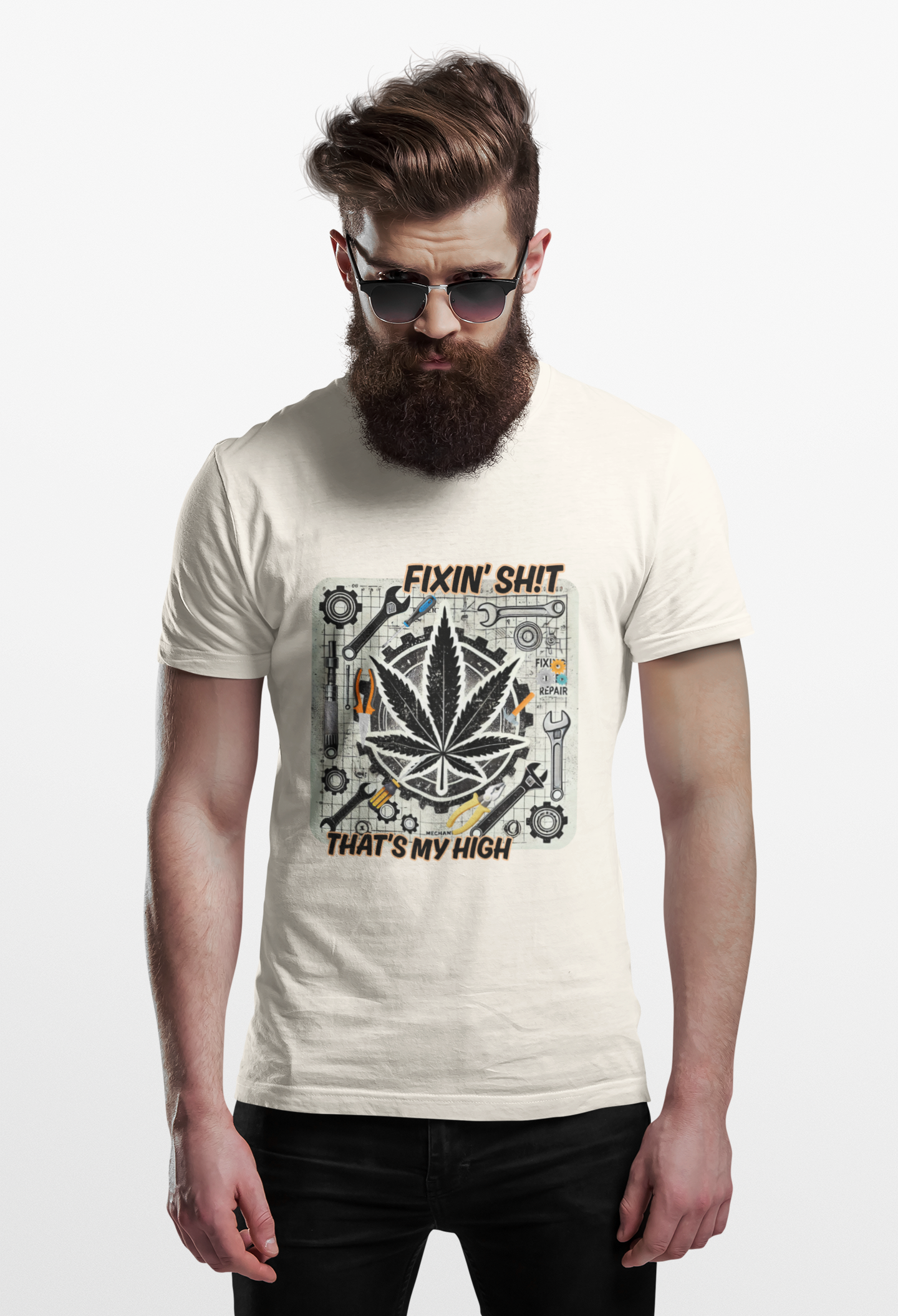 Fixin' Sh*t Cannabis Tee - Unisex Jersey Short Sleeve Shirt for Cannabis Enthusiasts