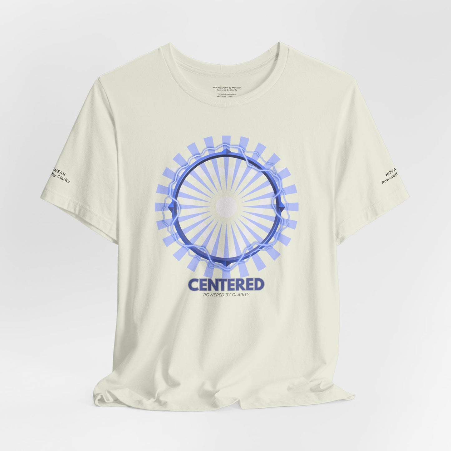 Centered Unisex Jersey Short Sleeve Tee - Casual Comfort for Everyday Wear