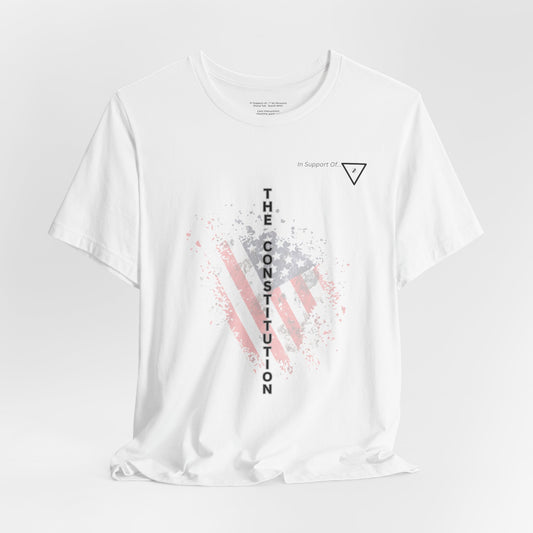 Unisex Jersey Tee - Support the Constitution Graphic T-Shirt