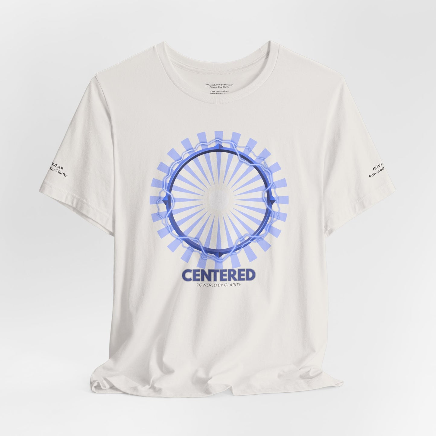 Centered Unisex Jersey Short Sleeve Tee - Casual Comfort for Everyday Wear