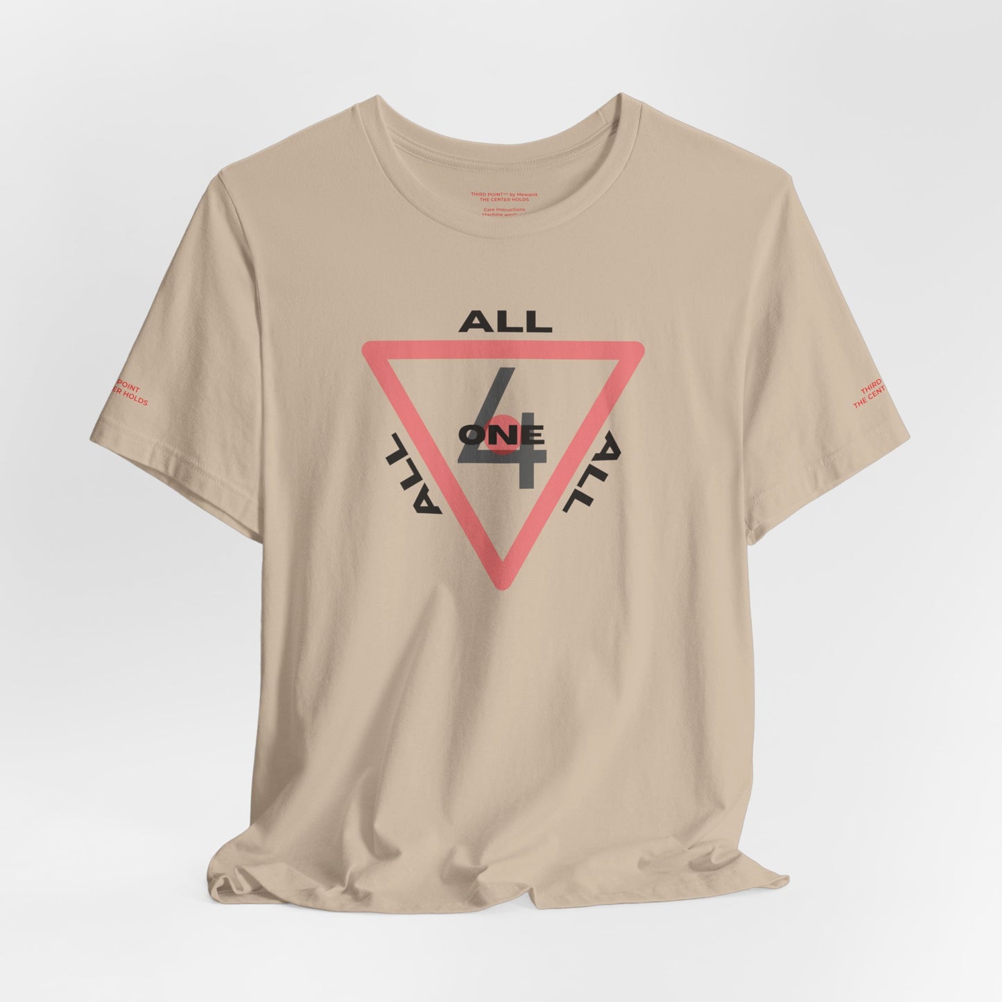 Unisex Jersey Tee - ‘All for One’ Graphic