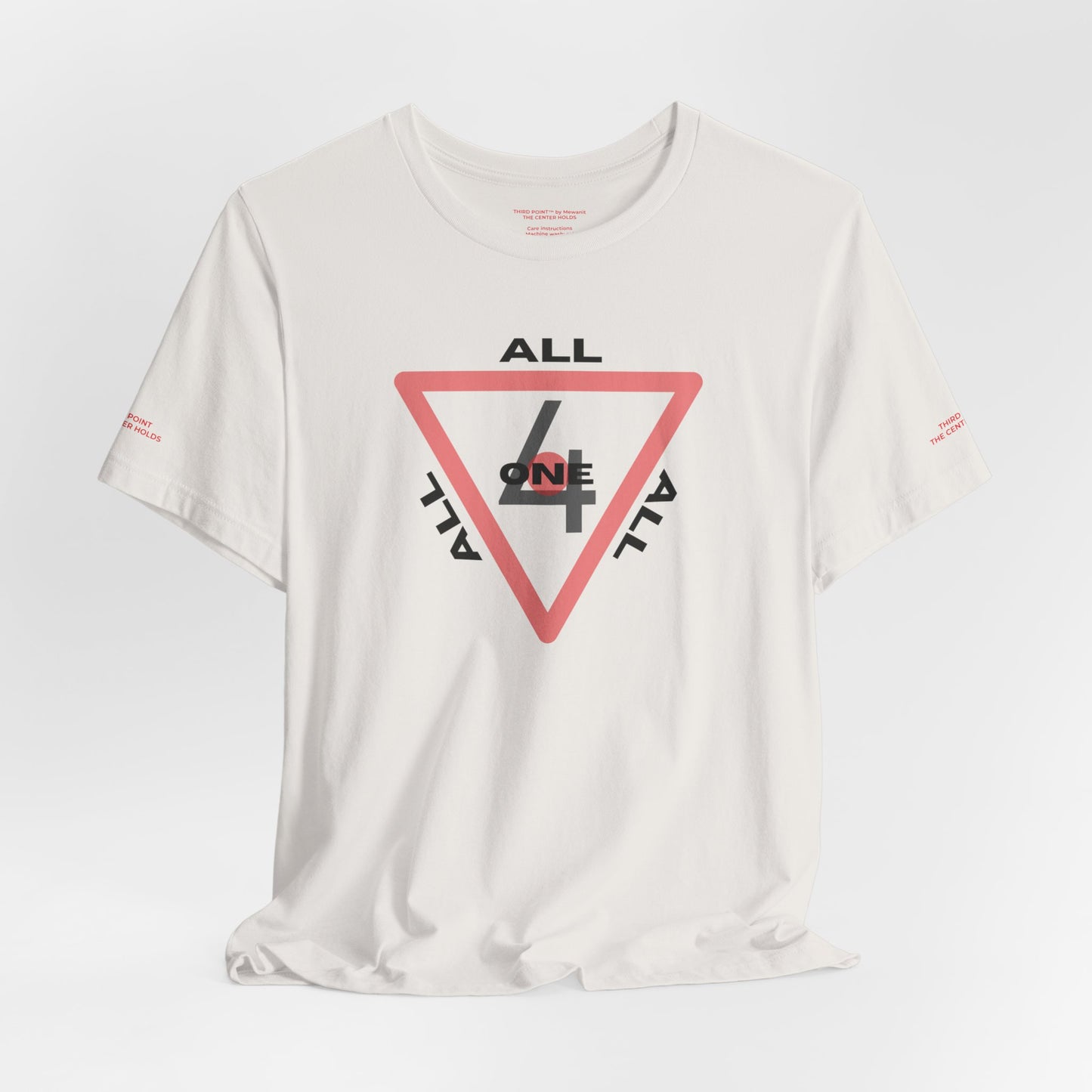 Unisex Jersey Tee - ‘All for One’ Graphic